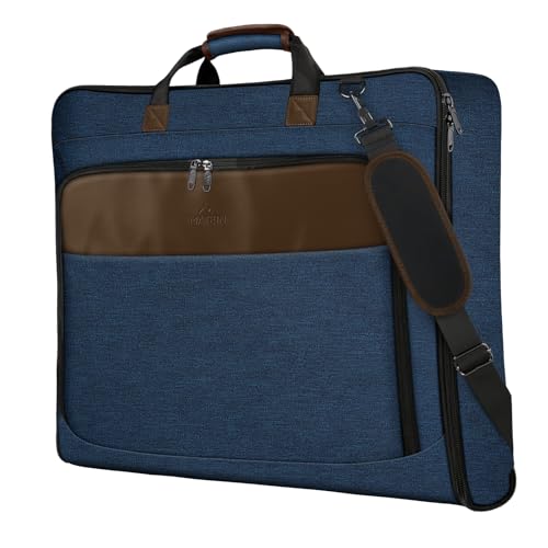MATEIN Travel Garment Bags, Large Convertible Carry On Garment Bag, Blue - color: Blue