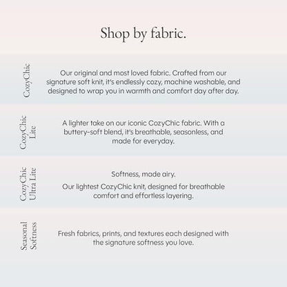 Barefoot Dreams® CozyChic Lite® Circle Cardi - color: Black, size: Large