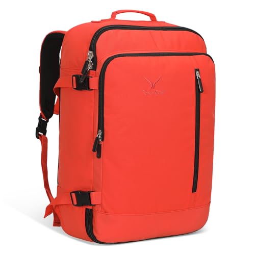 Hynes Eagle 38L Flight Approved Backpack Carry On Travel Bag for Men Women - color: Orange