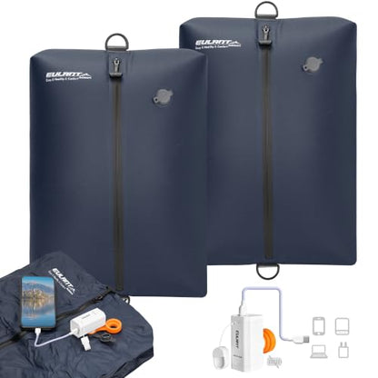 EULANT Travel Vacuum Bags,IPX8 Waterproof Vacuum Compression Bag - color: Navy, size: 2 Pack