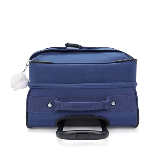 Kipling Women's Spontaneous Medium Softside Spinner Wheel Luggage, Integrated TSA Accepted Lock - color: Casual Blue C