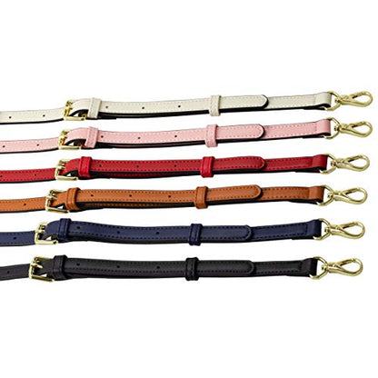 Allzedream Leather Purse Strap Replacement Crossbody Handbag Long Adjustable (Black) - color: Black
