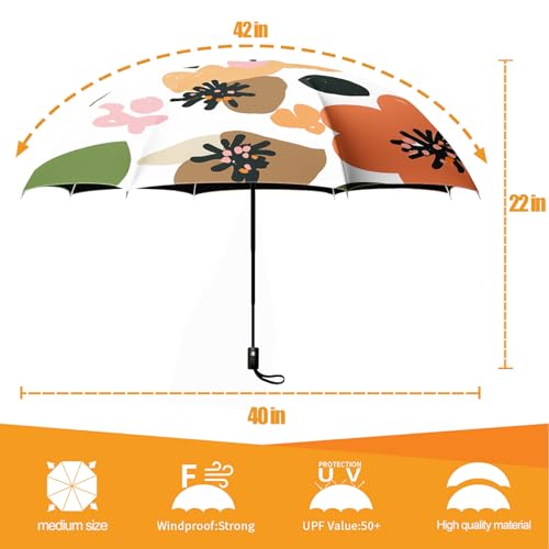 Folding Umbrella, Automatic Small Compact, Sun & Rain - color: MT75