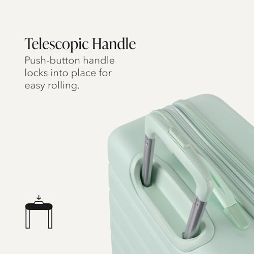 SwissGear 7366 Signature Hardside Expandable Luggage with Spinner Wheels, TSA Lock, Clearly Aqua, Checked-Medium 23-Inch - color: Clearly Aqua, size: Checked-Medium 23-Inch