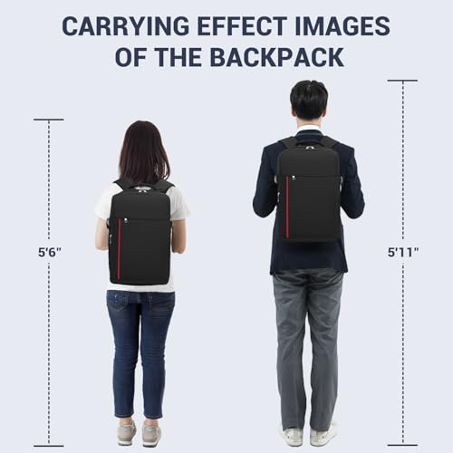 Kono 20L Airline Approved Casual Daypack bag, 15.6" Laptop Backpack, Navy - color: Navy