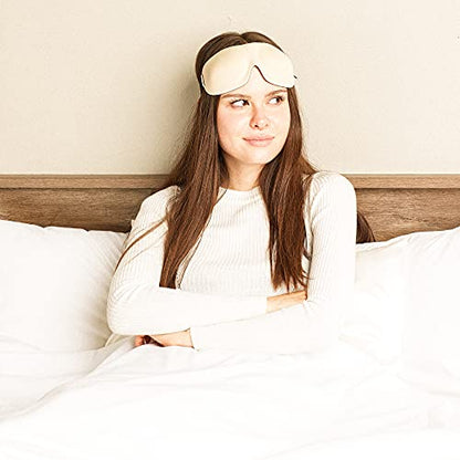 Bucky 40 Blinks No Pressure Eye Mask for Travel & Sleep - color: Nude