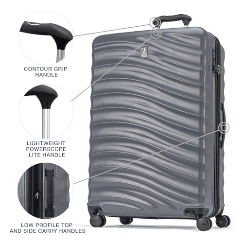 Travelpro Maxlite Air V2 Hardside 2-Piece Set, Grey, 20/28-Inch - color: Shadow Grey, size: 2 Piece Set (20/28)