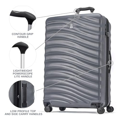Travelpro Maxlite Air V2 Hardside 2-Piece Set, Grey, 20/28-Inch - color: Shadow Grey, size: 2 Piece Set (20/28)