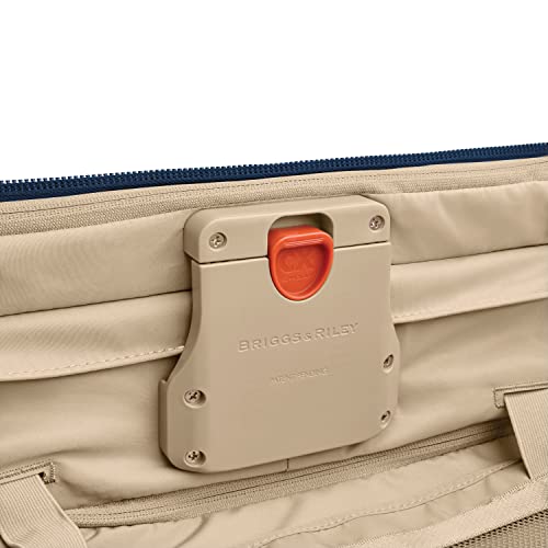 Briggs & Riley Baseline Large Expandable Softside Spinner Luggage, Navy - color: Navy, size: 29" Checked