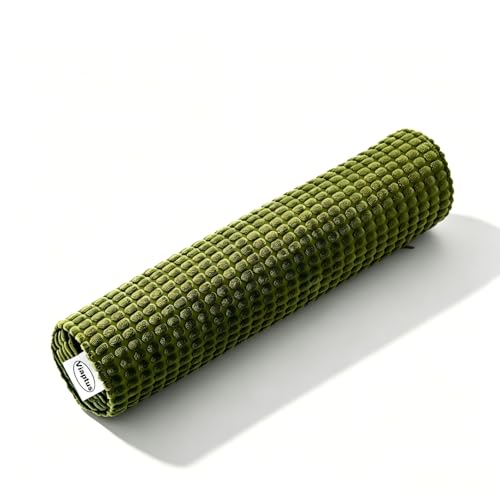 Cervical Pillow for Neck Pain, Memory Foam Neck Roll – Green - color: Green