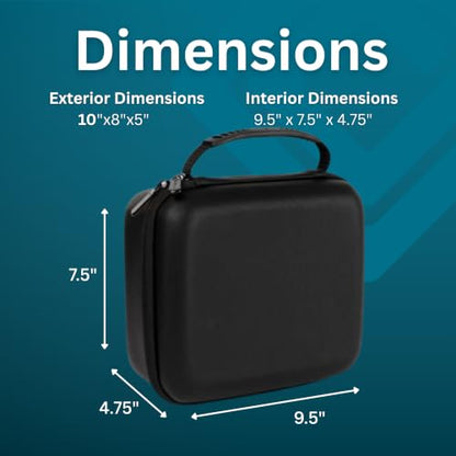 caseling 9.5" x 7.5" x 4.75" Hard Case with 3-Layer Pick and Pluck Foam - size: 9.5" x 7.5" x 4.75"