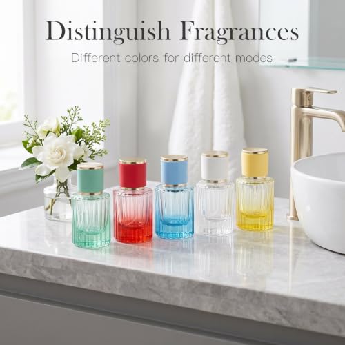 ptlsy Empty 30ml Glass Refillable Travel Perfume Spray Bottle Set, 24 Pack - size: 30ml*24pcs