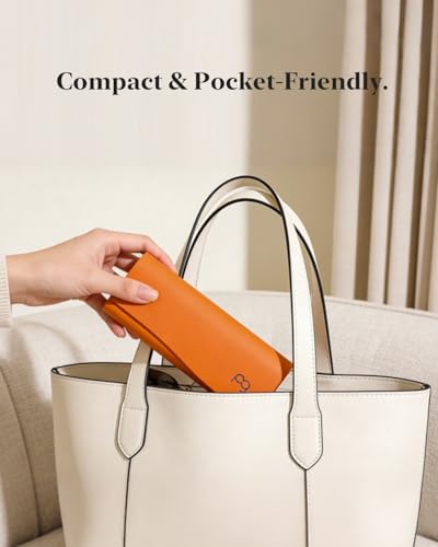 Payne Glasses Slim Glasses Case, Reading Glasses Case - color: Orange - 1 Pack