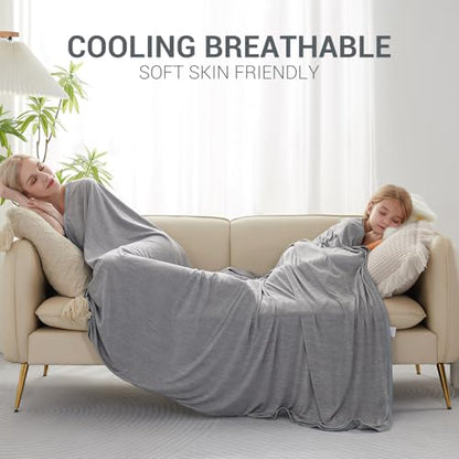 Marchpower Arc-Chill Cooling Blanket for Hot Sleepers King Size Gray - color: Gray, size: King 90" X 108"