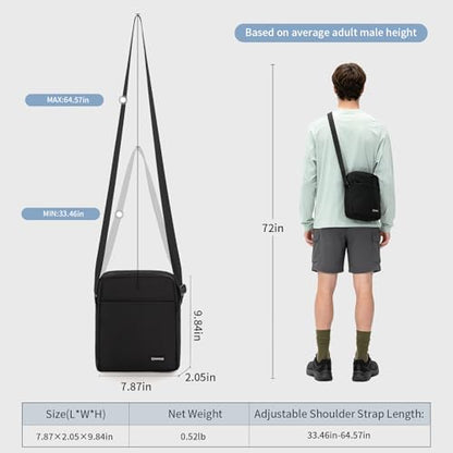 OSOCE Messenger Bag Crossbody Shoulder Bag for Men - size: Large