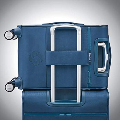 Samsonite Solyte DLX Softside Expandable Luggage with Spinner Wheels, Mediterranean Blue, 3-Piece Set (20/25/29) - color: Mediterranean Blue, size: 3-Piece Set (20/25/29)