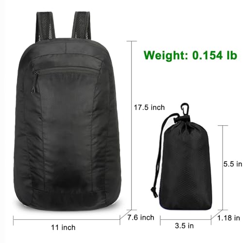 Foldable Backpack, Camping Small Backpack, Hiking Daypack, 20L Lightweight Waterproof Travel Packable Rucksack for Men and Women (23L) - style: 23l