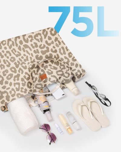 GLORIEROO Extra Large Beach Bag for Women - Carry On Beach Essentials Tote