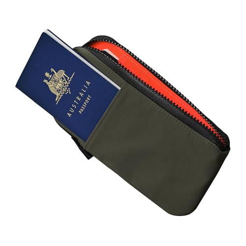 ALPAKA Zip Travel Wallet RFID Blocking Passport Holder Green - color: Green