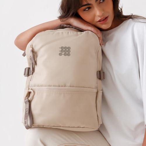 Cubitt Backpack, Lightweight Laptop Backpack | Water-Resistant Backpack for Work, College & Travel with Organizer, 12kg Capacity - color: Warm Beige
