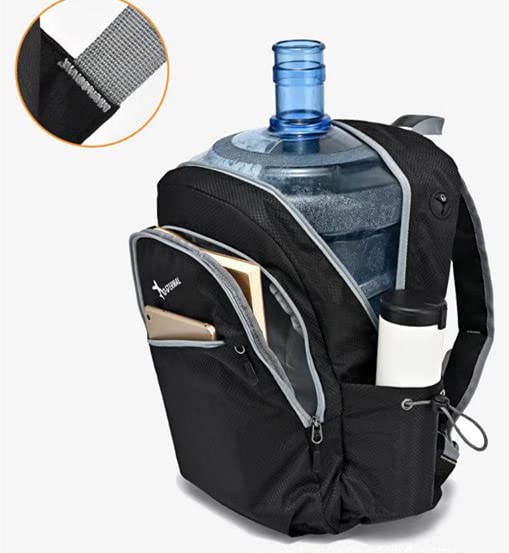 Geboldil Men's and women's lightweight foldable hiking travel backpack waterproof camping backpack blue - color: Blue