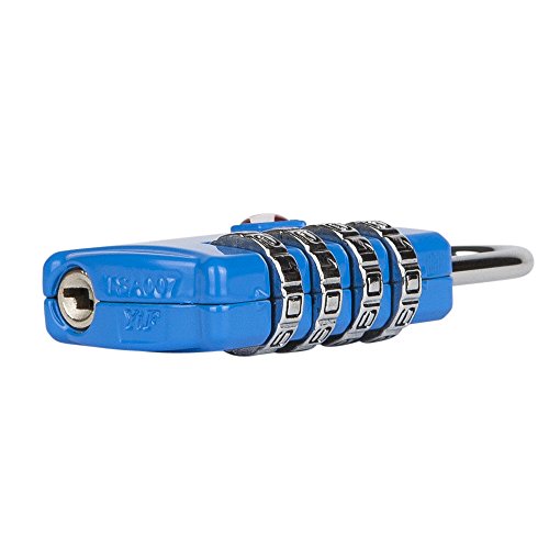 TravelMore Luggage Locks TSA Approved, 4-Digit Travel Combination Locks - color: Blue, size: 3 Pack
