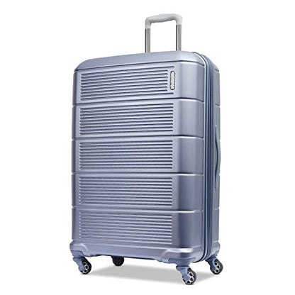 American Tourister Stratum 2.0 Expandable Hardside Luggage with Spinner Wheels, 28" SPINNER, Slate Blue - color: Slate Blue, size: 28-Inch Checked-Large