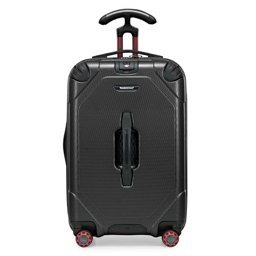 Traveler's Choice Maxporter II Polycarbonate Hardside Trunk with Spinner Wheels, Black, 22-Inch Carry-on Luggage - color: Black, size: 22-inch Carry-on Luggage