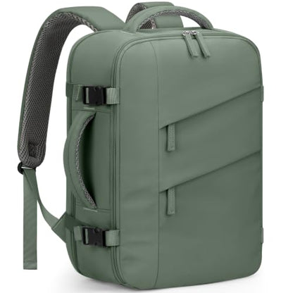 Capolo Travel Laptop Backpack Women Carry On Backpack Weekender Travel Bag - color: Green, size: Large