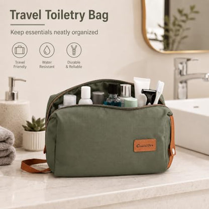 CONCEPTEN Luggage Sets 5 Piece, ABS+PC Hardshell Suitcases with Wheels - color: Olive Drab, size: 5 Piece Sets (20/24/28/Db/Tb)