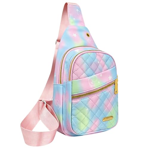 Aisijimo Small Sling Bag For Women Men Casual Crossbody Sling Backpack - color: 8003s-bgreen