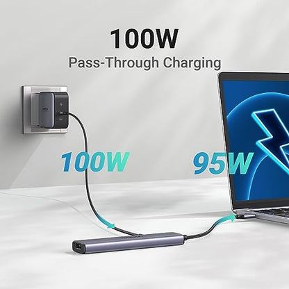 UGREEN USB C Hub 5 in 1 Multiport USB Adapter 4K HDMI, 100W Power Delivery