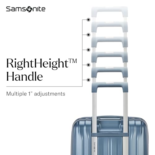 Samsonite UpLIFT Large Checked Hardside Luggage with Spinner Wheels - Airline-Approved, TSA Lock, Adjustable Handle System - Polycarbonate Hard Suitcase for Ultra Lightweight Travel - Elemental Blue - color: Elemental Blue, size: Large Checked Spinner