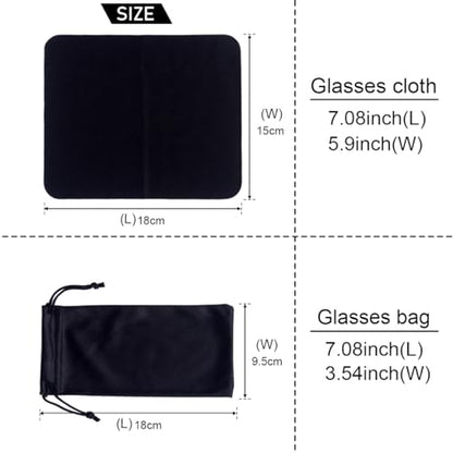 ADBGV 3Pcs Unisex Hard Shell Eyeglasses Cases, Protective Case For Glasses,Sunglasses Case with Cleaning Cloth - color: A_blue+purple+roseo
