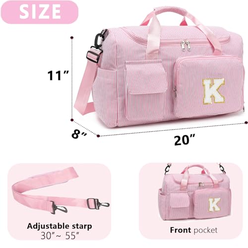 Kids Travel Duffle Bag Dance Bag Gifts for Girls - color: Pink, style: K