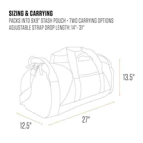 Carhartt Classic 60L Round Duffel Port - color: Port, style: 60l