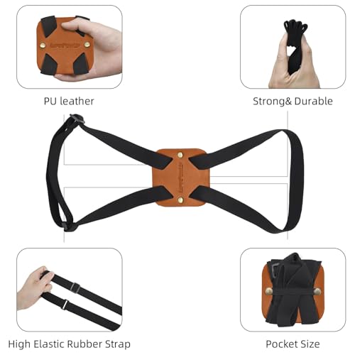 Luggage Straps Bag Bungees, Adjustable TSA-Approved – High Elastic Suitcase Belt for Securing Carry-On (1 Pack Brown) - color: S-Brown