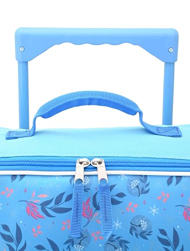 Fast Forward Frozen Girls Luggage 16" Soft Side Wheeled Pilot Case- Rolling Suitcase 16x12x5 - color: Frozen 16"
