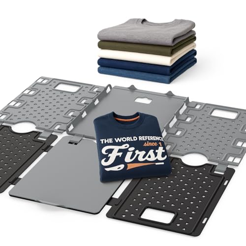BoxLegend Shirt Folder Board for Clothes Storage, Closet Organizers - color: Black