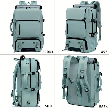 O-TBOST Travel Laptop Backpack Convertible Duffle Backpack 17inch Carry on Backpack for Women Men (Green) - color: Green