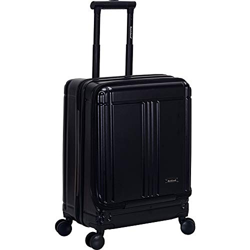 Rockland Tokyo Hardside 19" Laptop Polycarbonate Carry-on Spinner Luggage, Black - color: Black