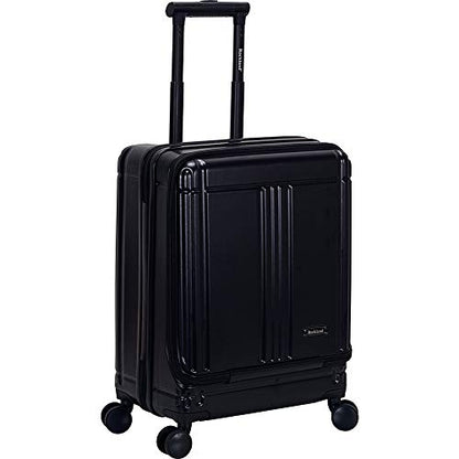 Rockland Tokyo Hardside 19" Laptop Polycarbonate Carry-on Spinner Luggage, Black - color: Black