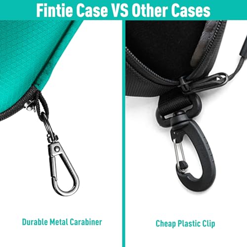 FINTIE Sunglasses Case, Hard EVA Shell Shockproof Sport Glasses Case - color: Green