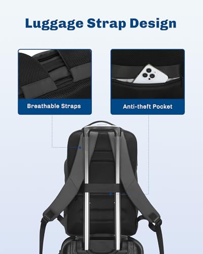 Hynes Eagle 16 Inch Laptop Backpack 25L Business Travel Workday Daypack - color: Grey