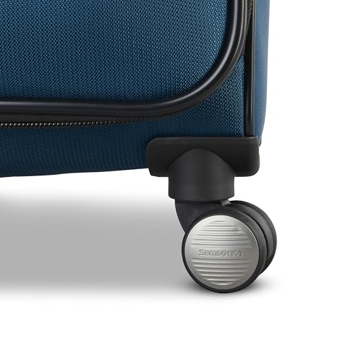Samsonite Ascella 4 Large Checked Suitcase - Cerulean Blue - color: Cerulean Blue