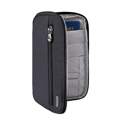 Travelon RFID Blocking Family Passport Wallet - color: Black