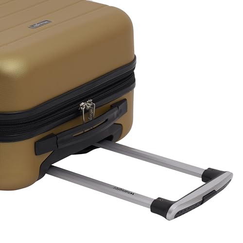 Wrangler Smart Spinner Hardside Luggage, 2 Piece Set, Wood Thrush - color: Wood Thrush, size: 2 Piece Set
