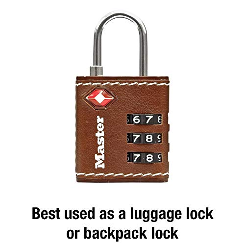 Master Lock 4692D Set Your Own Combination TSA Approved Luggage Lock, 1-1/4", Colors May Vary