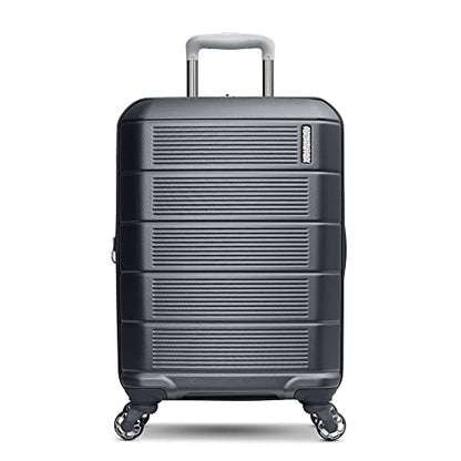 American Tourister Stratum 2.0 Hardside Expandable Luggage with Spinners, Charcoal, 2PC SET (Carry-on/Medium) - color: Charcoal, size: 2-Piece Set (Carry-on/Medium)