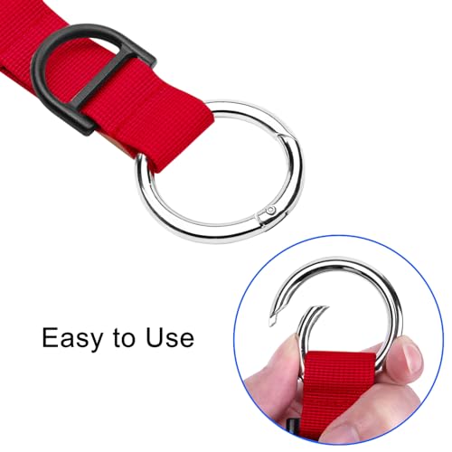 Wisdompro Jacket Gripper Strap for Travel, Add a Bag Luggage Straps - Red - color: Red